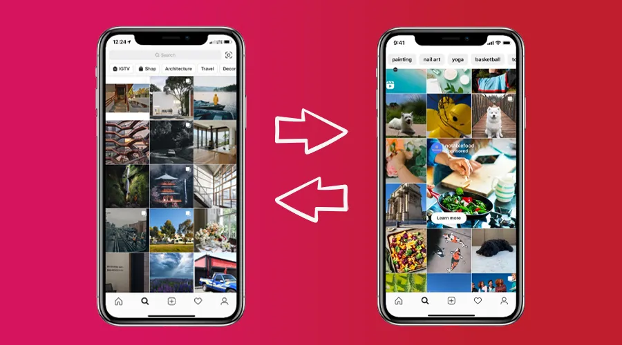 تغییر محتوای اکسپلور اینستاگرام چطور است؟