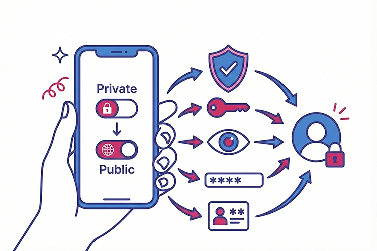 نکات امنیتی در تغییر وضعیت پیج خصوصی به پابلیک
